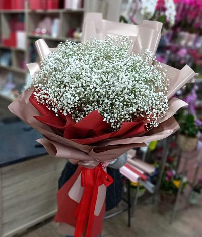 Букет цветов из: Гипсофила в Огниково